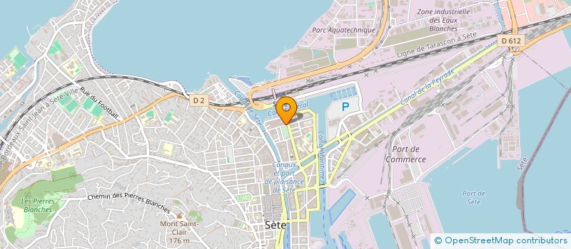 localisation de l'entreprise SCI APIS  SETE