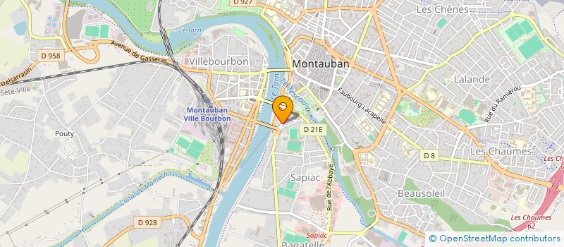 localisation de l'entreprise SCI APIS  MONTAUBAN