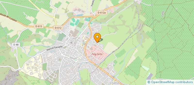 localisation de l'entreprise SCI APIS  THUIR