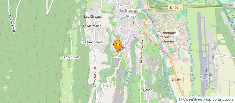 localisation de l'entreprise SCI APIVAL  LE BOURGET-DU-LAC