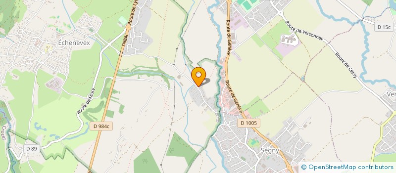 localisation de l'entreprise SCI APIWOOD  ECHENEVEX