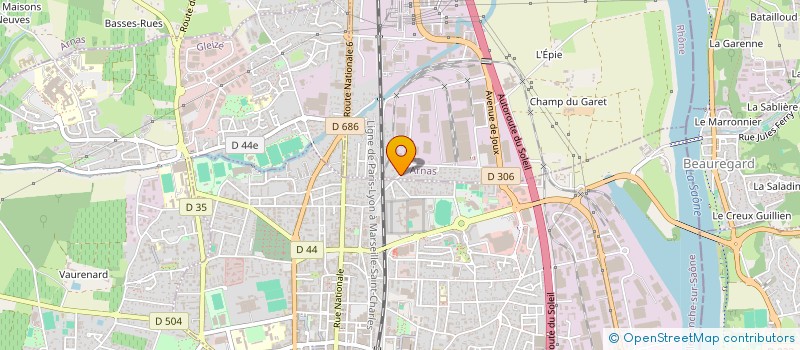 localisation de l'entreprise SCI APK  ARNAS