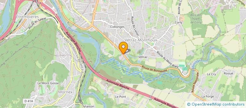 localisation de l'entreprise SCI APLV IMMO  VETRAZ-MONTHOUX