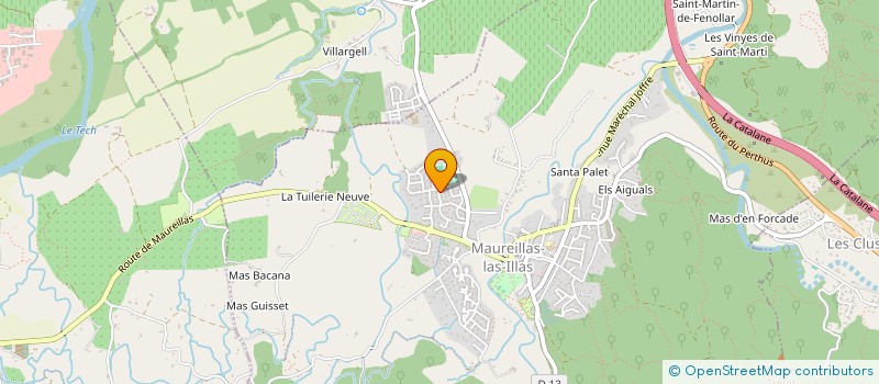 localisation de l'entreprise SCI APM  MAUREILLAS-LAS-ILLAS