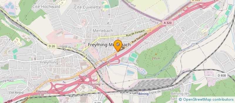 localisation de l'entreprise SCI APM IMMO  BETTING