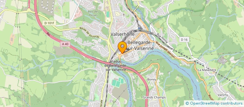 localisation de l'entreprise SCI APMP à VALSERHONE