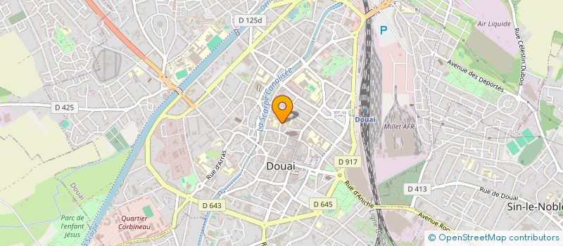 localisation de l'entreprise SCI APMS à DOUAI