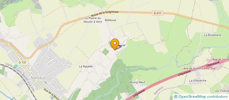 localisation de l'entreprise SCI APMT  NANTEUIL