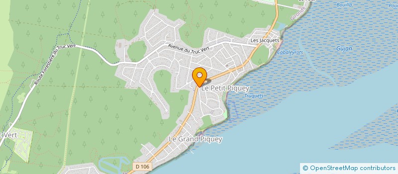 localisation de l'entreprise SCI APOGAS à LEGE-CAP-FERRET