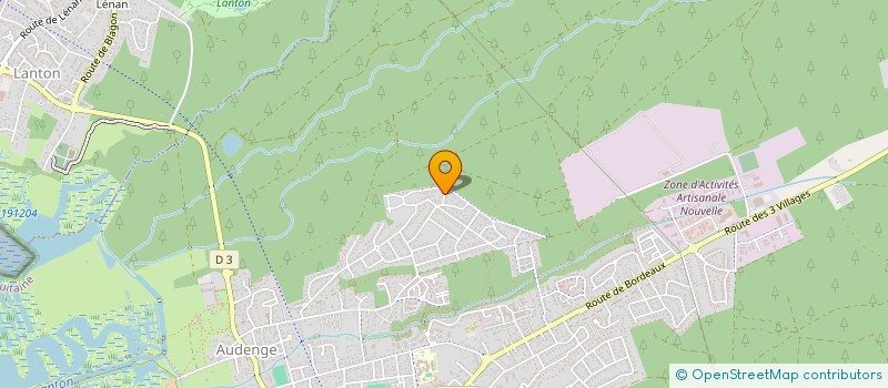 localisation de l'entreprise SCI APOGEE 2000  AUDENGE