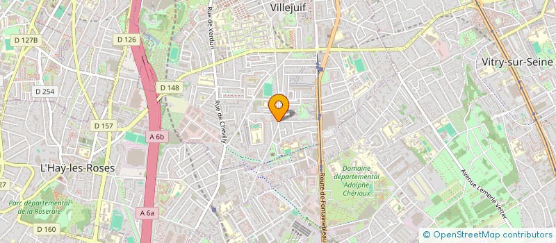 localisation de l'entreprise SCI APOGEE à VILLEJUIF