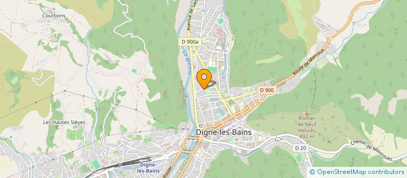 localisation de l'entreprise SCI APOGGIATURE à DIGNE-LES-BAINS