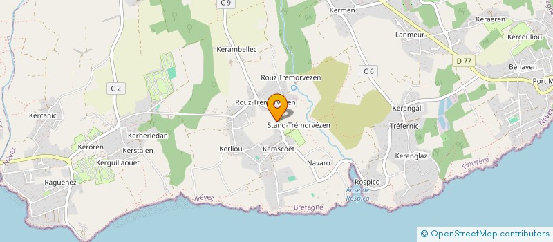 localisation de l'entreprise SCI APOLICA  NEVEZ