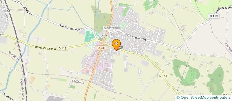 localisation de l'entreprise SCI APOLIEN à MONTELIER