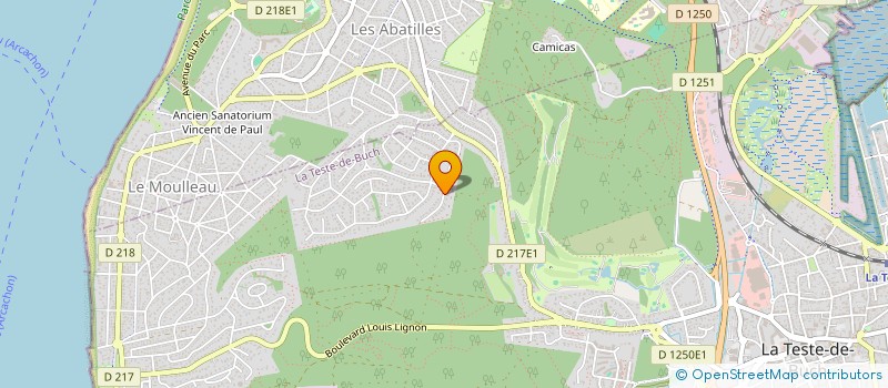 localisation de l'entreprise SCI APOLINE  LA TESTE-DE-BUCH