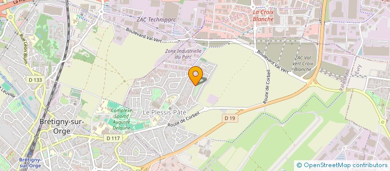 localisation de l'entreprise SCI APOLIVA  LE PLESSIS-PATE