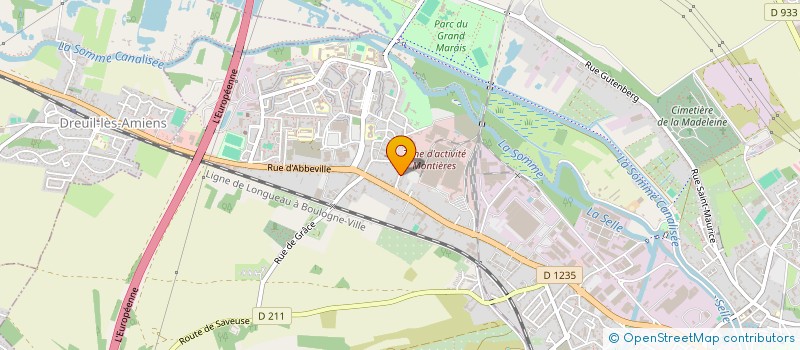 localisation de l'entreprise SCI APOLL'INVEST  AMIENS