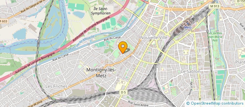 localisation de l'entreprise SCI APOLLAUME à MONTIGNY-LES-METZ