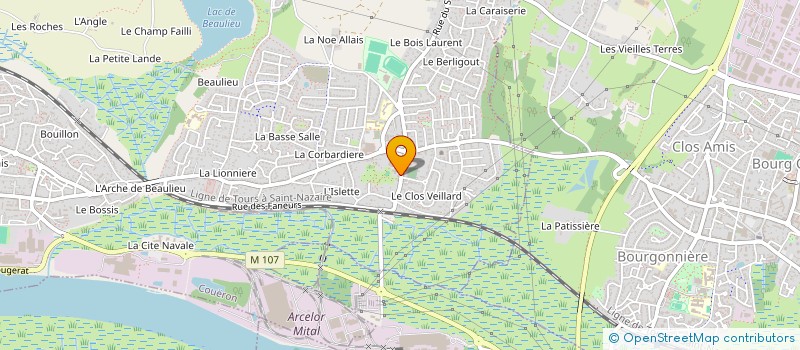 localisation de l'entreprise SCI APOLLINA à COUERON