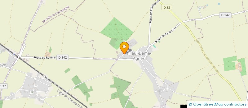 localisation de l'entreprise SCI APOLLINAIRE  TILLEUL-DAME-AGNES