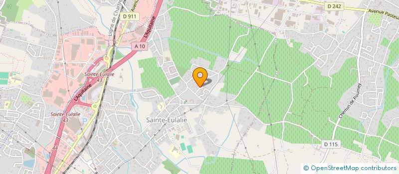 localisation de l'entreprise SCI APOLLINE à SAINTE-EULALIE