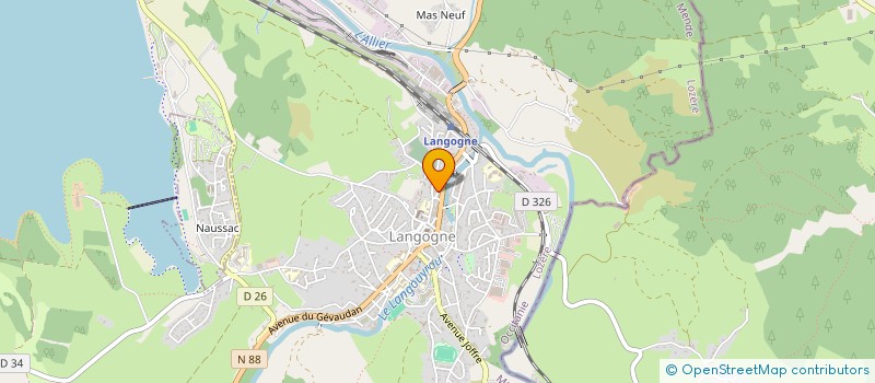 localisation de l'entreprise SCI APOLLINE  LANGOGNE