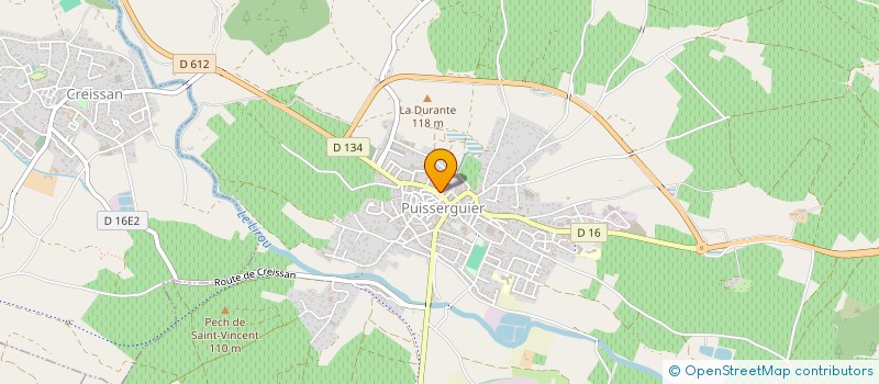 localisation de l'entreprise SCI APOLLINE  PUISSERGUIER