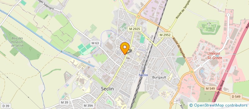 localisation de l'entreprise SCI APOLLINE à SECLIN