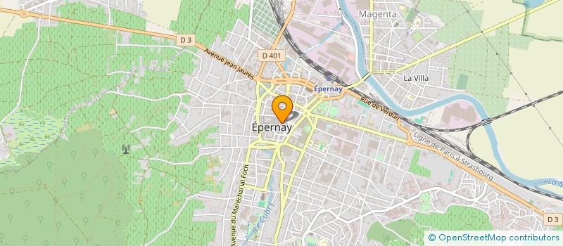 localisation de l'entreprise SCI APOLLINE à EPERNAY