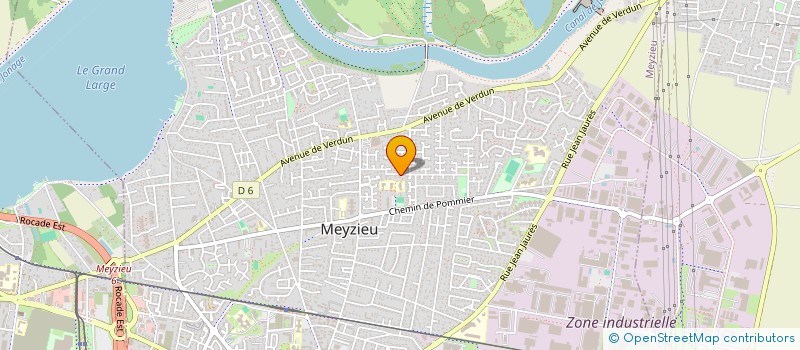 localisation de l'entreprise SCI APOLLINE  MEYZIEU