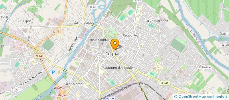 localisation de l'entreprise SCI APOLLINE à COGNAC