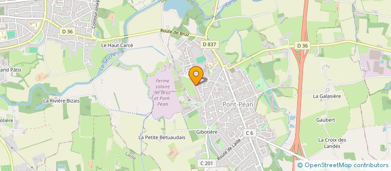 localisation de l'entreprise SCI APOLLINE  PONT-PEAN