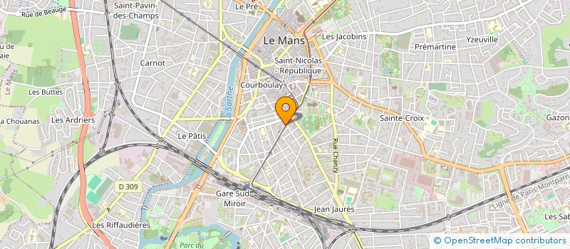 localisation de l'entreprise SCI APOLLINE  LE MANS