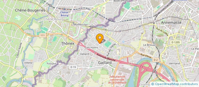 localisation de l'entreprise SCI APOLLINE à GAILLARD