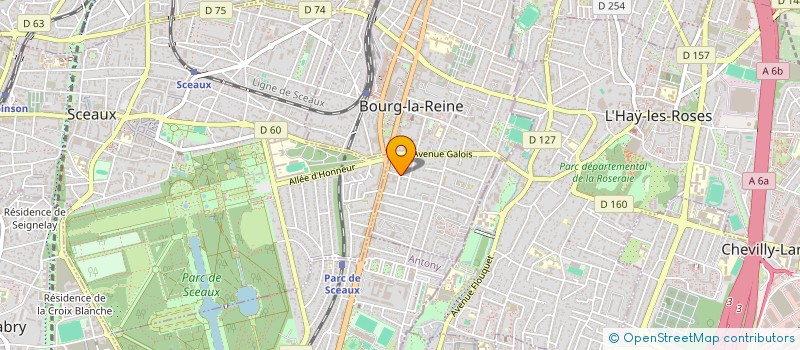 localisation de l'entreprise SCI APOLLINE à BOURG-LA-REINE