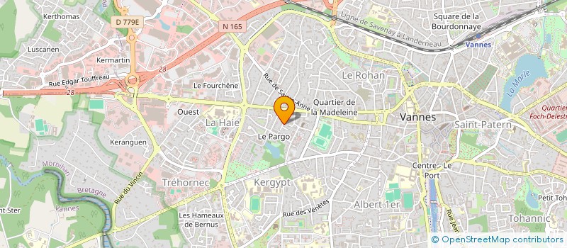 localisation de l'entreprise SCI APOLLINE à VANNES