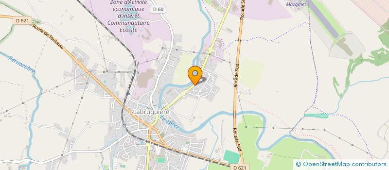 localisation de l'entreprise SCI APOLLINE  LABRUGUIERE