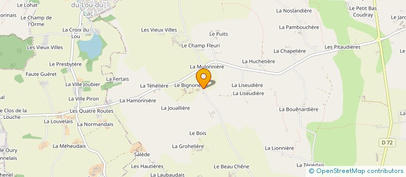 localisation de l'entreprise SCI APOLLINE  BEDEE