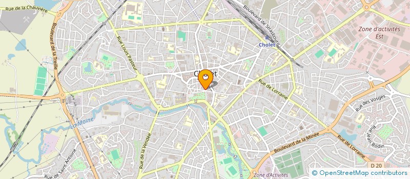 localisation de l'entreprise SCI APOLLO à CHOLET