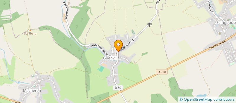 localisation de l'entreprise SCI APOLLO  GUENVILLER