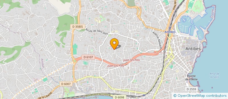 localisation de l'entreprise SCI APOLLON à ANTIBES