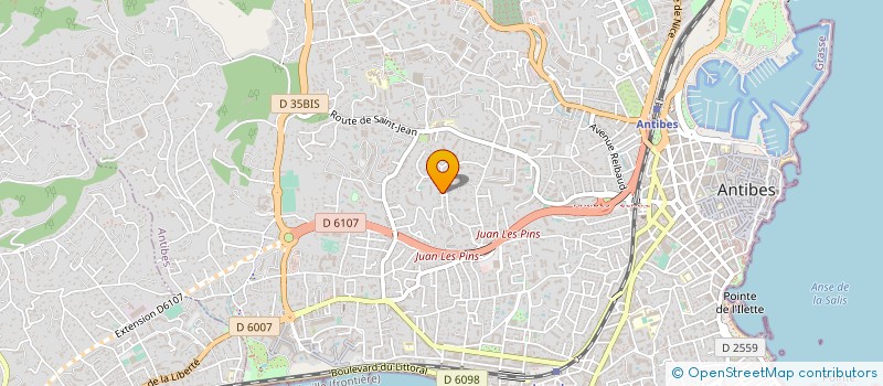 localisation de l'entreprise SCI APOLLON à ANTIBES