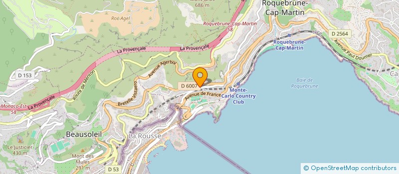 localisation de l'entreprise SCI APOLLON à ROQUEBRUNE-CAP-MARTIN