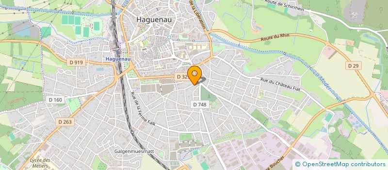 localisation de l'entreprise SCI APOLLON  HAGUENAU