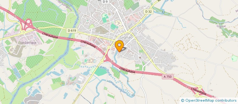 localisation de l'entreprise SCI APOLLONIA  GIGNAC