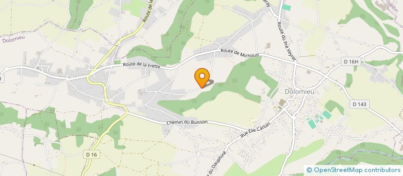 localisation de l'entreprise SCI APOLO  DOLOMIEU