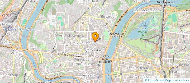 localisation de l'entreprise SCI APORIE  LYON