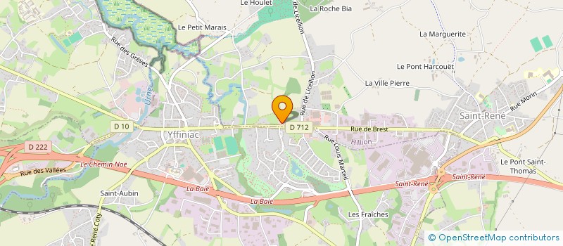 localisation de l'entreprise SCI APOSAM  HILLION