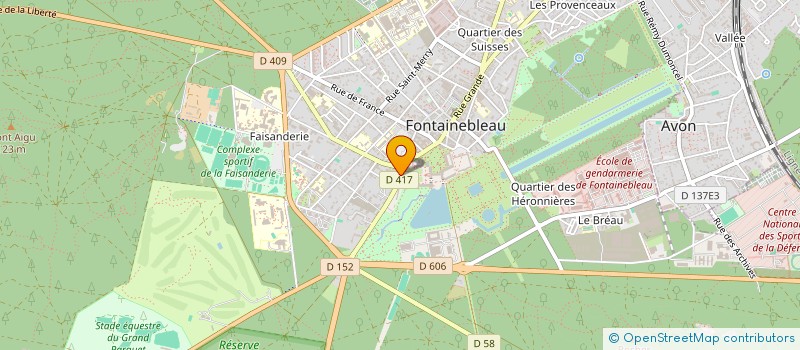localisation de l'entreprise SCI APOSTOLIDIS  FONTAINEBLEAU