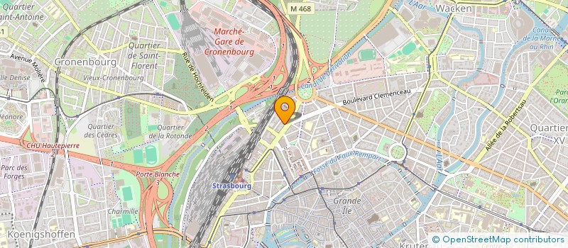 localisation de l'entreprise SCI APOTHEMA  STRASBOURG